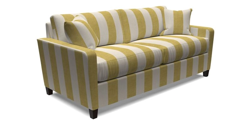 Greenwich 3 seater sofa in Two Tone Plain Biscuit