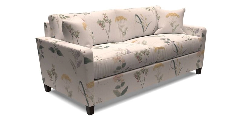 Greenwich 3 seater sofa in Two Tone Plain Biscuit