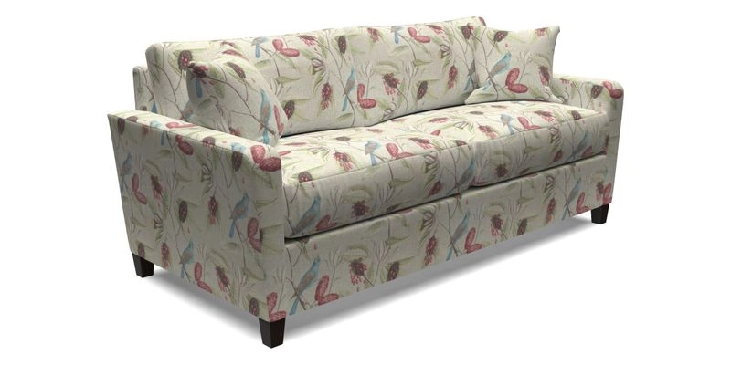 Greenwich 3 seater sofa in Two Tone Plain Biscuit