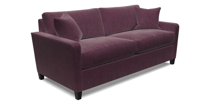 Greenwich 3 seater sofa in Two Tone Plain Biscuit