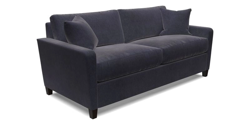 Greenwich 3 seater sofa in Two Tone Plain Biscuit