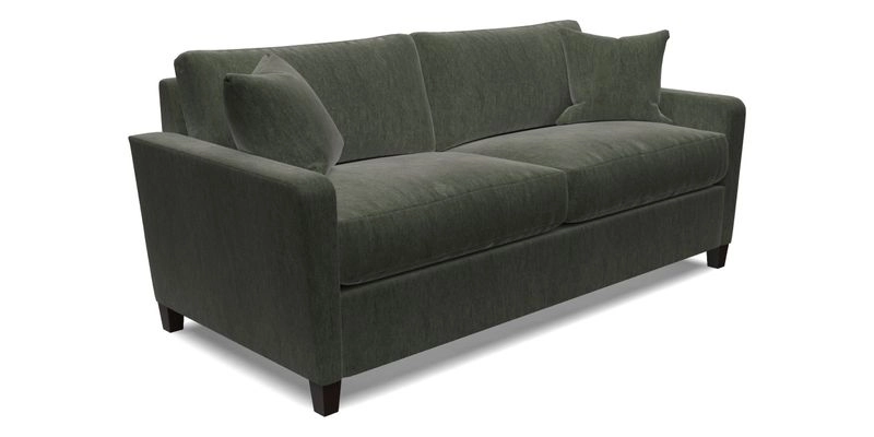 Greenwich 3 seater sofa in Two Tone Plain Biscuit