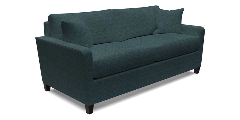 Greenwich 3 seater sofa in Two Tone Plain Biscuit