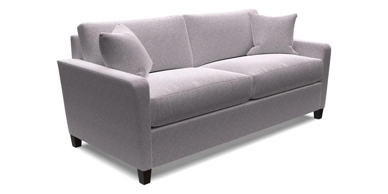 Greenwich 3 seater sofa in Two Tone Plain Biscuit