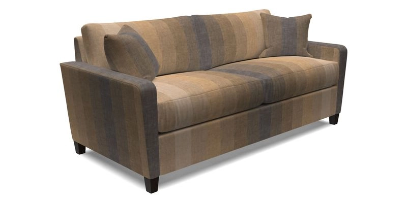 Greenwich 3 seater sofa in Two Tone Plain Biscuit