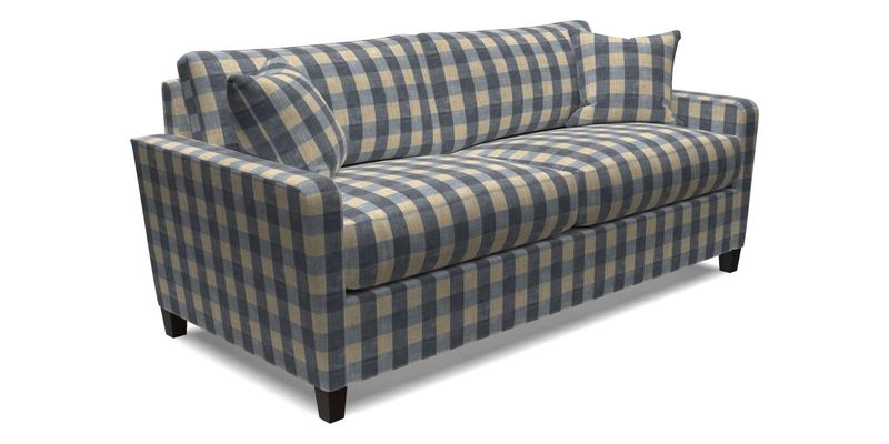 Greenwich 3 seater sofa in Two Tone Plain Biscuit