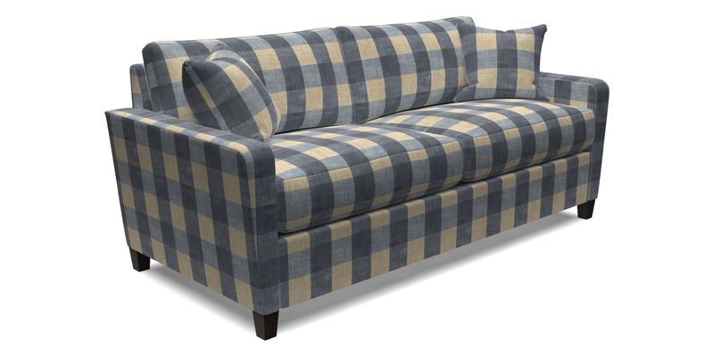 Greenwich 3 seater sofa in Two Tone Plain Biscuit