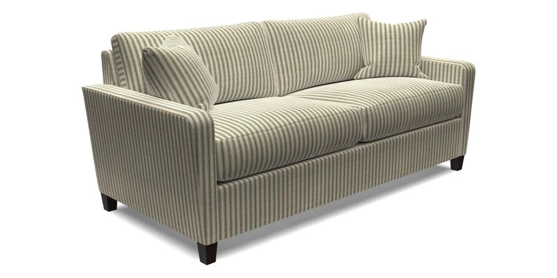 Greenwich 3 seater sofa in Two Tone Plain Biscuit