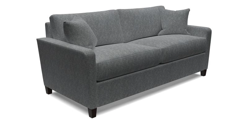 Greenwich 3 seater sofa in Two Tone Plain Biscuit