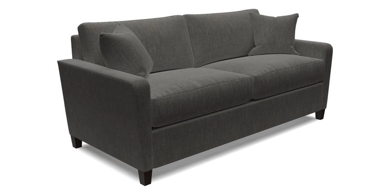Greenwich 3 seater sofa in Two Tone Plain Biscuit