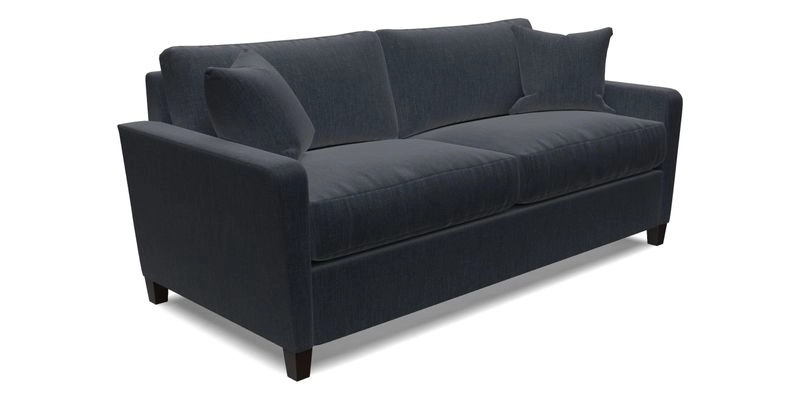 Greenwich 3 seater sofa in Two Tone Plain Biscuit