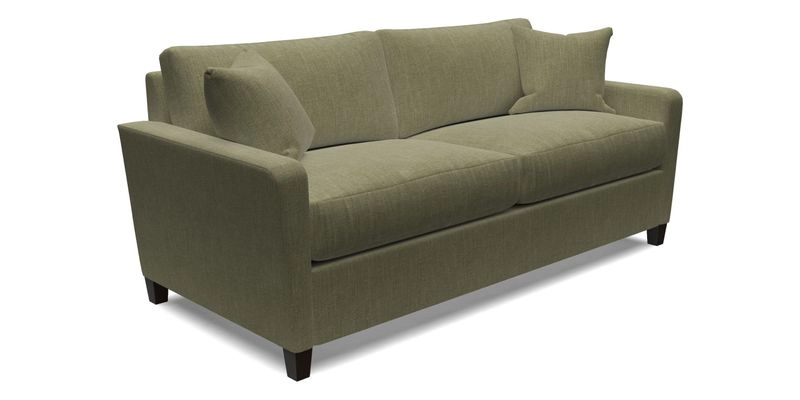 Greenwich 3 seater sofa in Two Tone Plain Biscuit