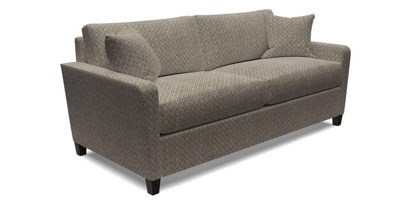 Greenwich 3 seater sofa in Two Tone Plain Biscuit