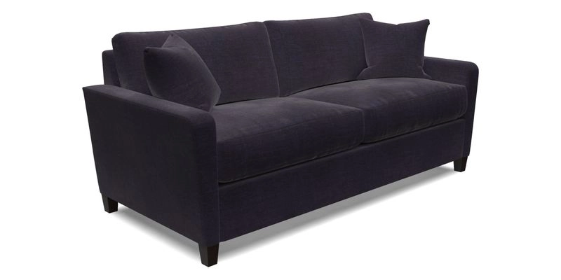 Greenwich 3 seater sofa in Two Tone Plain Biscuit