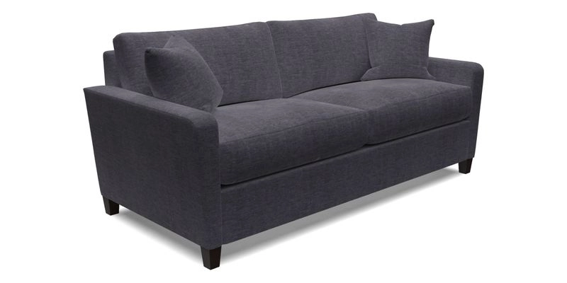 Greenwich 3 seater sofa in Two Tone Plain Biscuit