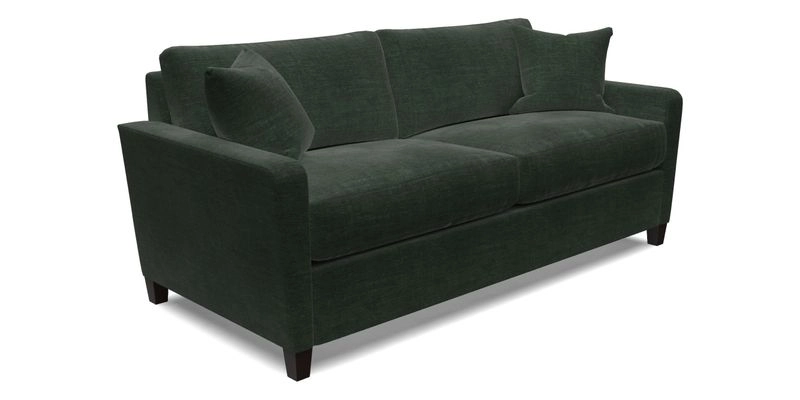 Greenwich 3 seater sofa in Two Tone Plain Biscuit