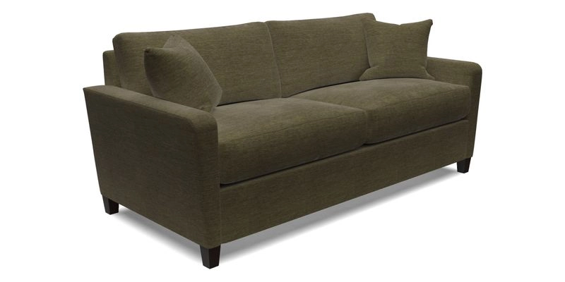 Greenwich 3 seater sofa in Two Tone Plain Biscuit