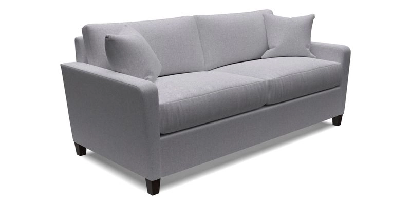 Greenwich 3 seater sofa in Two Tone Plain Biscuit