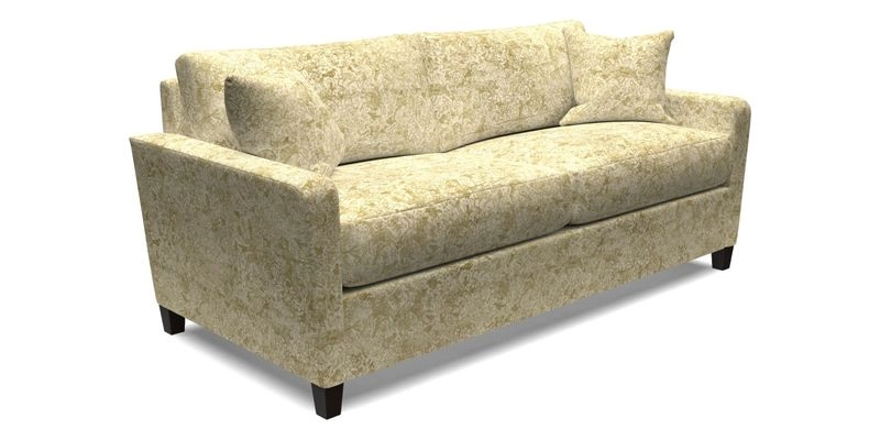 Greenwich 3 seater sofa in Two Tone Plain Biscuit