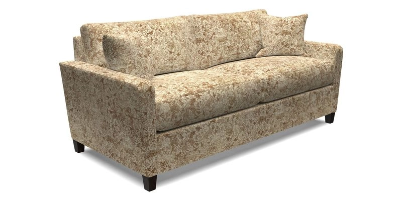 Greenwich 3 seater sofa in Two Tone Plain Biscuit