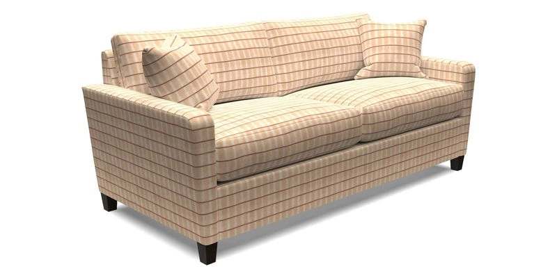 Greenwich 3 seater sofa in Two Tone Plain Biscuit