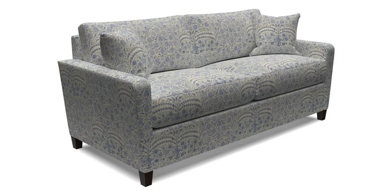 Greenwich 3 seater sofa in Two Tone Plain Biscuit