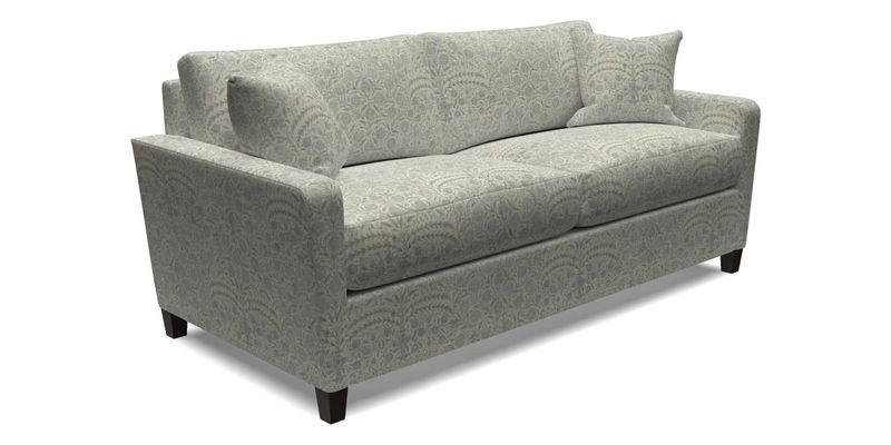 Greenwich 3 seater sofa in Two Tone Plain Biscuit