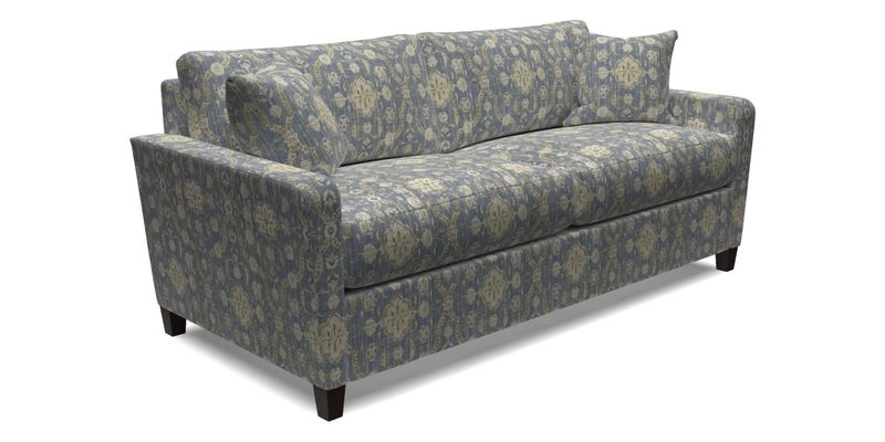 Greenwich 3 seater sofa in Two Tone Plain Biscuit