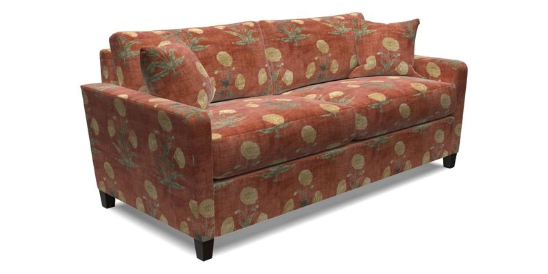 Greenwich 3 seater sofa in Two Tone Plain Biscuit