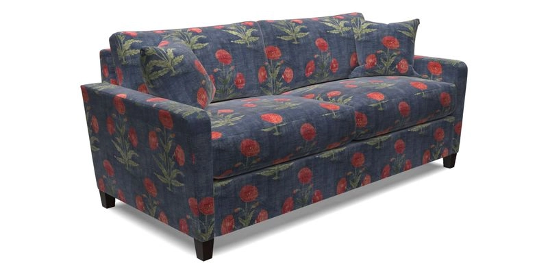 Greenwich 3 seater sofa in Two Tone Plain Biscuit