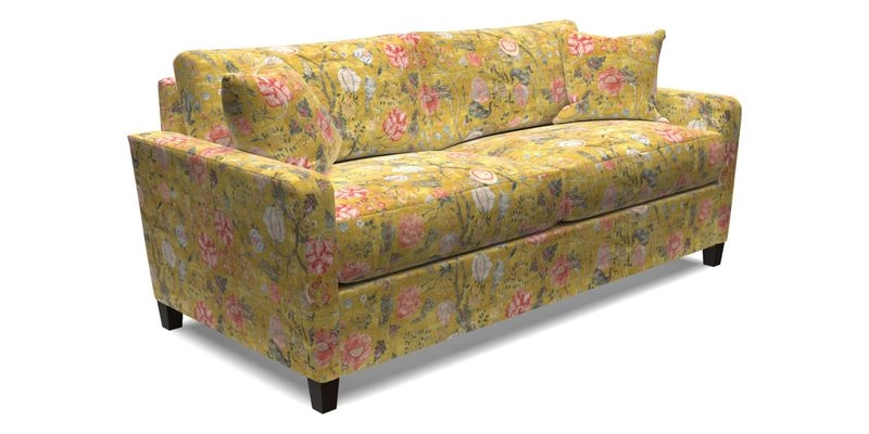 Greenwich 3 seater sofa in Two Tone Plain Biscuit