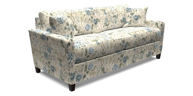 Greenwich 3 seater sofa in Two Tone Plain Biscuit