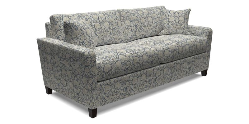 Greenwich 3 seater sofa in Two Tone Plain Biscuit