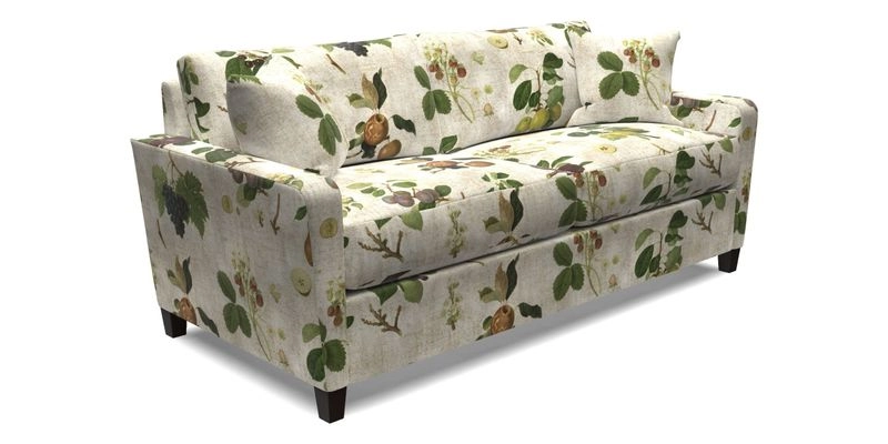 Greenwich 3 seater sofa in Two Tone Plain Biscuit