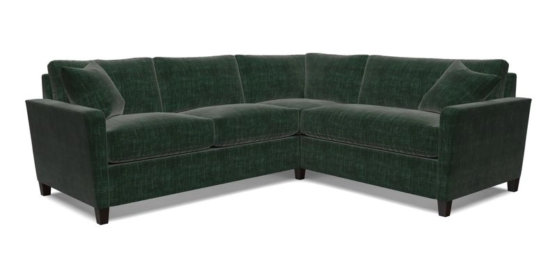 Greenwich medium corner group LHF in Two Tone Plain Biscuit