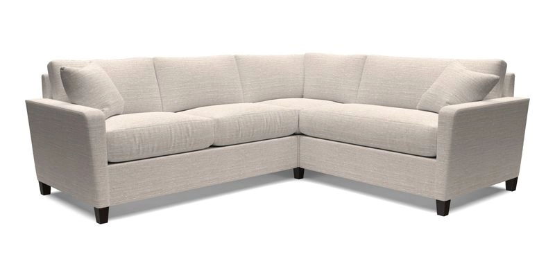 Greenwich medium corner group LHF in Two Tone Plain Biscuit