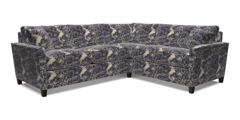 Greenwich medium corner group LHF in Two Tone Plain Biscuit