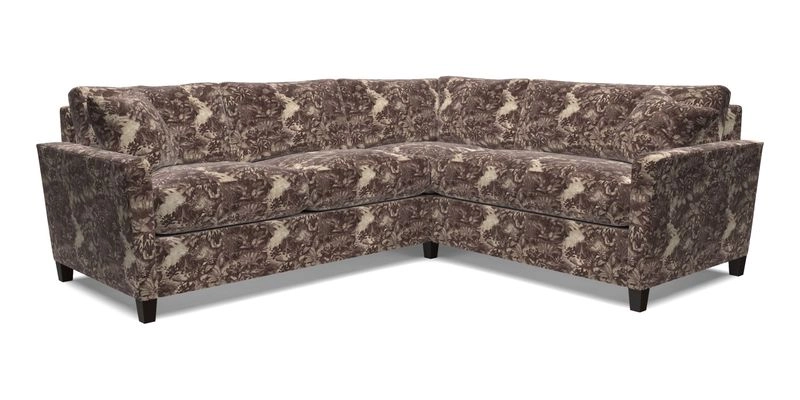 Greenwich medium corner group LHF in Two Tone Plain Biscuit