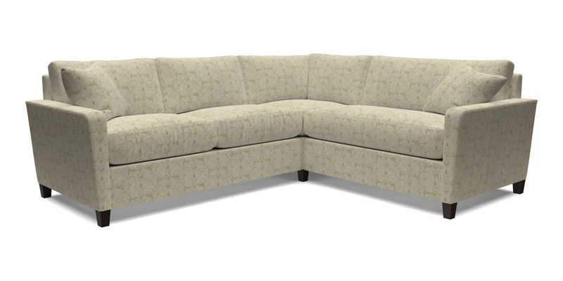 Greenwich medium corner group LHF in Two Tone Plain Biscuit