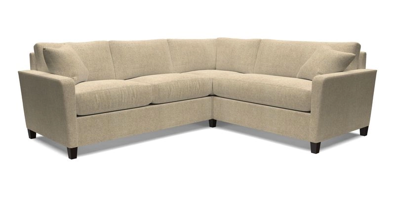 Greenwich medium corner group LHF in Two Tone Plain Biscuit