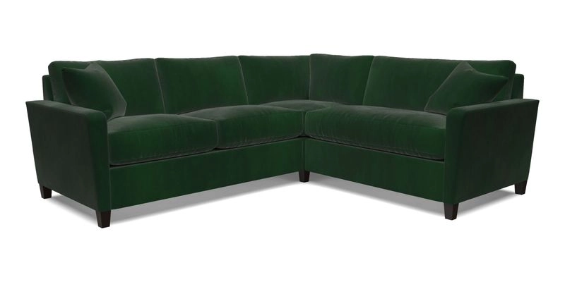 Greenwich medium corner group LHF in Two Tone Plain Biscuit