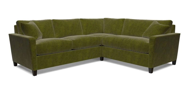 Greenwich medium corner group LHF in Two Tone Plain Biscuit