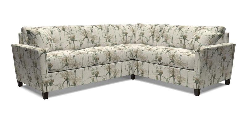 Greenwich medium corner group LHF in Two Tone Plain Biscuit