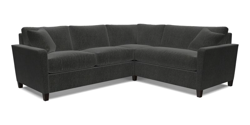 Greenwich medium corner group LHF in Two Tone Plain Biscuit