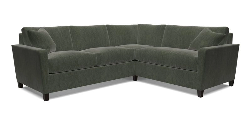 Greenwich medium corner group LHF in Two Tone Plain Biscuit