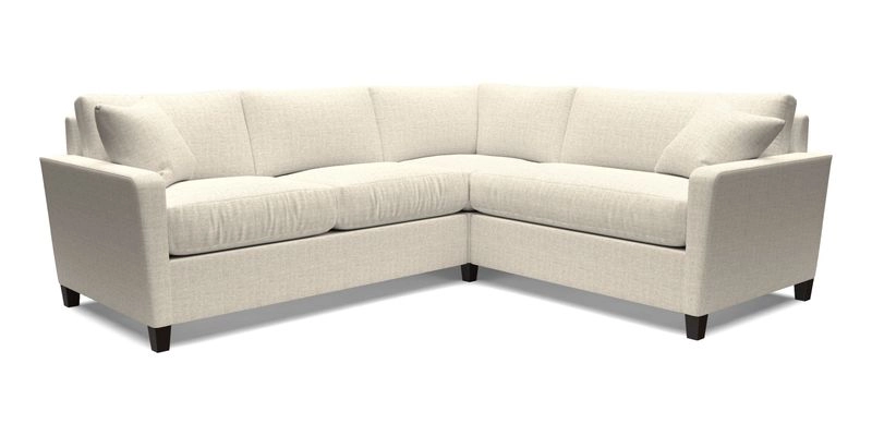 Greenwich medium corner group LHF in Two Tone Plain Biscuit