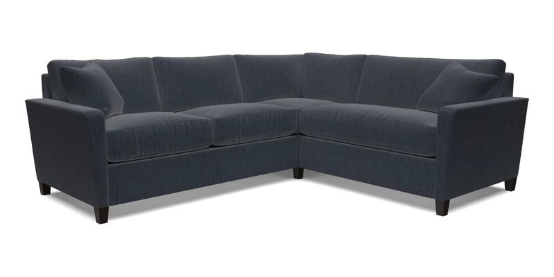 Greenwich medium corner group LHF in Two Tone Plain Biscuit