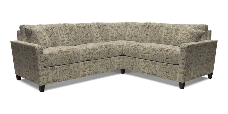 Greenwich medium corner group LHF in Two Tone Plain Biscuit