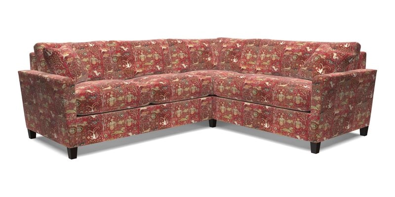 Greenwich medium corner group LHF in Two Tone Plain Biscuit