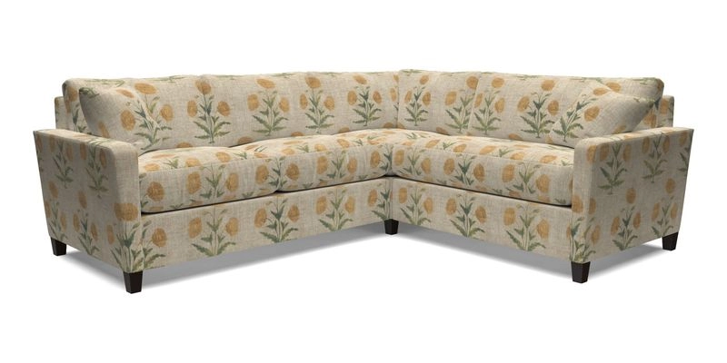 Greenwich medium corner group LHF in Two Tone Plain Biscuit